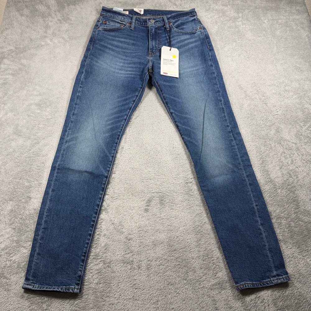 Levis Premium 512 Slim Taper Jeans Mens 30x32 Blue Medium Wash Flex NWT
